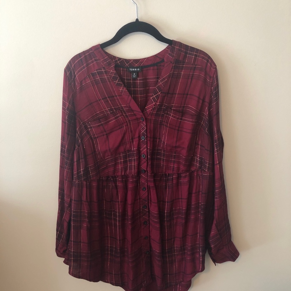 TORRID Button down Blouse
